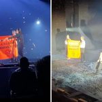 Watch: Just Stop Oil activists disrupt Sigourney Weaver on stage during ‘The Tempest’ show