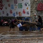 At least four killed and several missing as heavy rains and floods lash northern China