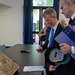 Stolen Roman mosaic with erotic motif returned to Pompeii after WWII