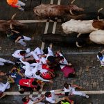 Women who run with bulls at Pamplona’s San Fermín festival remain a minority