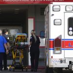At least 20 injured as vehicle drives into a crowd of people in East Hollywood