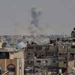 Airstrike destroys Gaza tents as Israel readies new operation