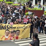 University of the Philippines students protest budget cuts