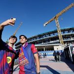 Barcelona fans return to Camp Nou after two years as stadium reopens