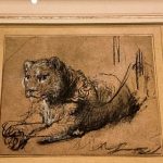 Rembrandt’s rare 400-year-old lion drawing goes up for auction