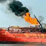 Russian strike hits Turkish LNG tanker in Odesa prompting evacuation of villages in Romania