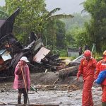 Aerial footage shows devastation from flash floods and landslides in Indonesia