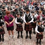 Bagpipers in Melbourne set world record with AC/DC performance