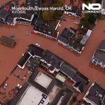 Storm Claudia clean-up begins in UK villages Ewyas Harold and Monmouth after flooding