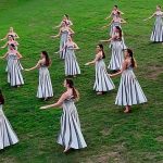 A day in the life of Ancient Olympia with the priestesses of the Olympic flame lighting ceremony