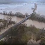 Torrential rain caused widespread flooding in southern France
