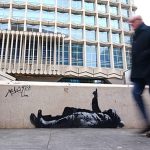 Stargazing children: New Banksy unveiled in London in time for Christmas