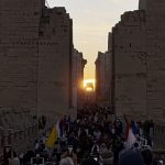 Winter solstice: sunrise aligns with Karnak Temple in Luxor, Egypt