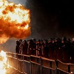 Clashes erupt during anti-government protest in Tirana