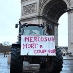 French farmers protest EU Mercosur deal with tractors in Paris