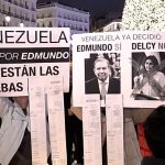 Venezuelan diaspora rallies in Madrid backing the opposition
