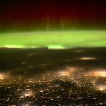 Russian cosmonaut films Northern Lights above Earth