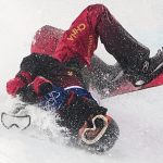 The harder the fall… The most impressive images of the falls at the 2026 Olympic Games