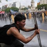 Clashes erupt outside Argentine Congress over Milei labor reform