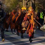 Buddhist monks on ‘Walk for Peace’ across the United States arrive in Washington after 108 days
