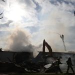 Hundreds evacuated as fire rips through German nightclub