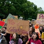 Students protest for better conditions and against tuition fees