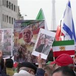Pro-monarchy and pro-democracy protesters gather across Europe in support of Iran