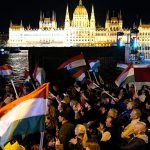 Hungary election: Supporters of Peter Magyar’s party celebrate in Budapest
