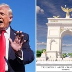 ‘Sickening’: Donald Trump plans for ‘Arc de Trump’ blasted online