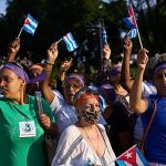 Hundreds of Cuban women stage rally against US blockade as energy crisis deepens