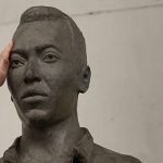 Giant Pele statue installed outside stadium ahead of 2026 World Cup