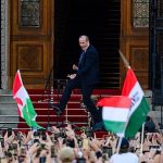 Hungary’s next health minister Zsolt Hegedűs dances at Magyar celebration