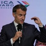 France’s President Emmanuel Macron defends Europe in Africa and urges investment