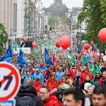 General strike in Belgium against government reforms draws tens of thousands to the capital