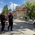 Ukraine: Zaporizhzhia ablaze after Russian missile and drone attack leaves at least nine hurt