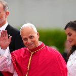 Pope Leo XIV calls for national reconciliation on his first day in Spain