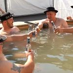 Swiss yodellers rehearse in public fountains as Basel swelters