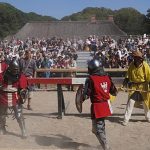Armoured fighters storm Denmark’s Spøttrup Castle for IMCF world championship