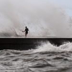 Dramatic California beach rescue after powerful waves hit Santa Cruz