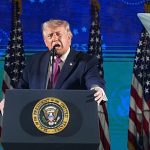 Trump warns of communist threat as Washington parade cancelled