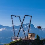 ‘Like a bird flying’: You can now soar on a giant swing over the Swiss Alps