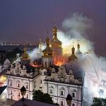 AI images falsely claim Kyiv monastery strike was staged