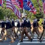 ‘Defining image of the era of American history’: July 4 Patriot Front photo goes viral