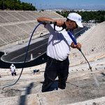 Panathenaic Stadium’s marble regains its shine: First cleaning of Greek arena in a century