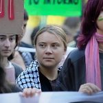 Thousands rally in Stockholm over climate crisis weeks ahead of general election
