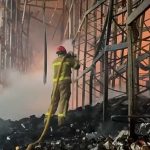 Fires rage after Russian missile and drone attack on Kyiv
