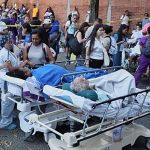 Moment Cali hospital collapses after powerful Colombia earthquake