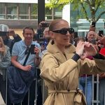 Fans welcome Céline Dion outside her Paris hotel as she prepares to launch a 16‑show arena residency