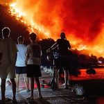At least people in 10 in intensive care and thousands flee intense wildfire in Croatia
