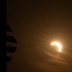 Timelapse of partial solar eclipse seen from Royal Observatory Greenwich
